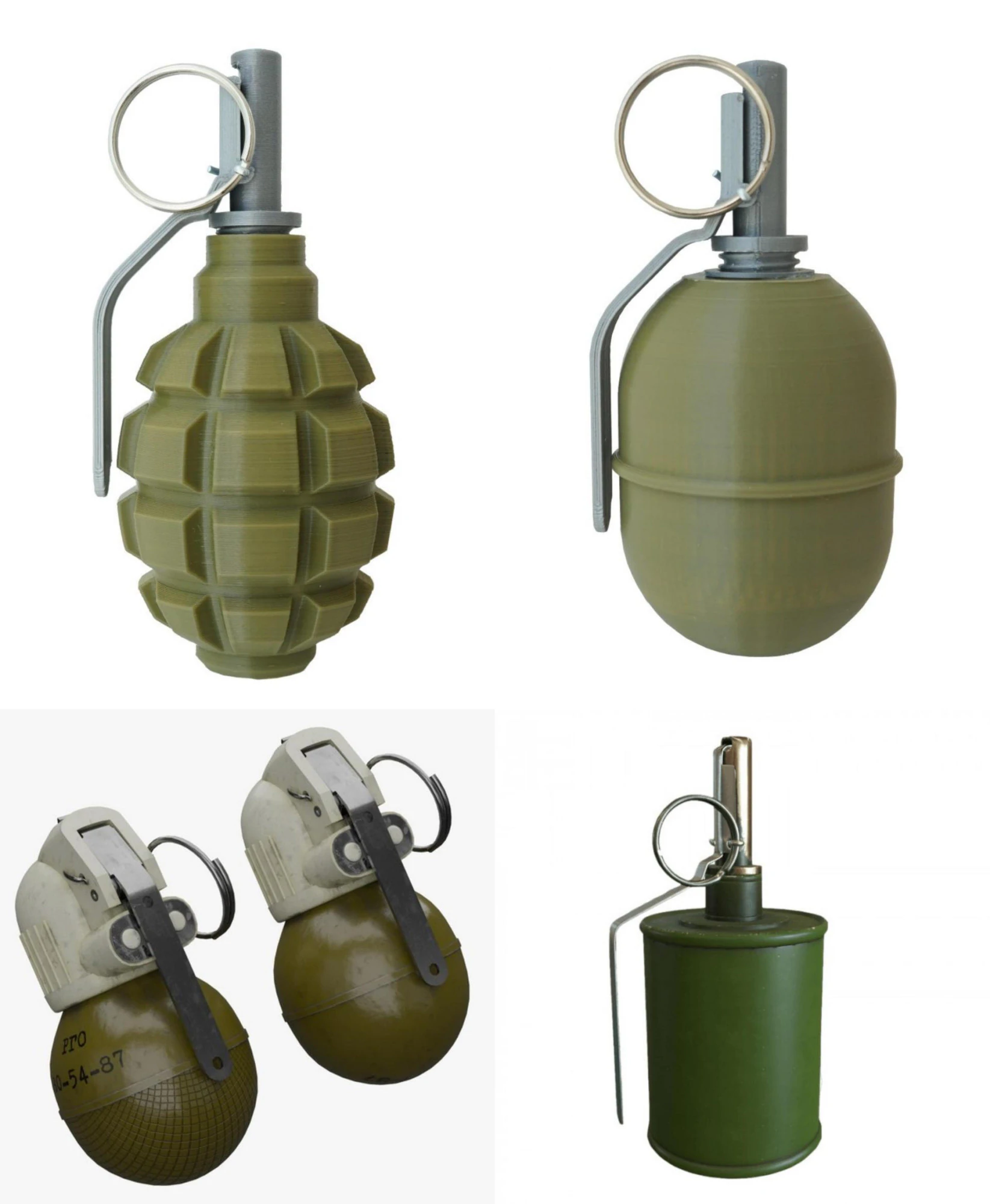 F-1 RGD-5 RGO RGN RG-42 3D Print Model .c4d .max .obj .3ds .fbx .stl .blend 