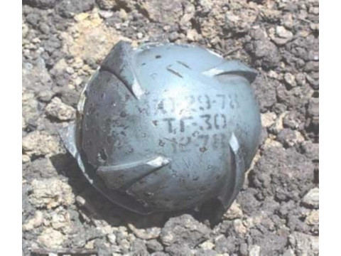 Fragmentation cluster munition SHOAB-05M 3D 프린트 모델