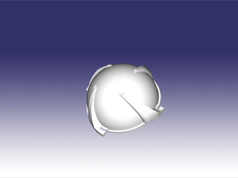 Fragmentation cluster munition SHOAB-05M 3D 프린트 모델
