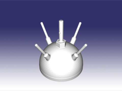 Valmara 69 or V-69 is an Italian bounding anti-personnel mine 3D 프린트 모델