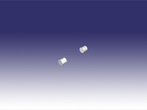 Rotary cluster submunition AO-25 RT in section 3D Print Model