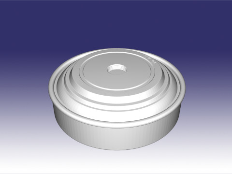 TM-46 - Soviet anti-tank pressure mine 3D-Druckmodell