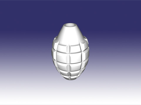The Mk 2 is an American defensive hand grenade 3D प्रिंट मॉडल
