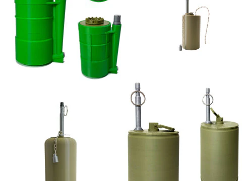 OZM-3 OZM-4 OZM-72 POB 3D प्रिंट मॉडल