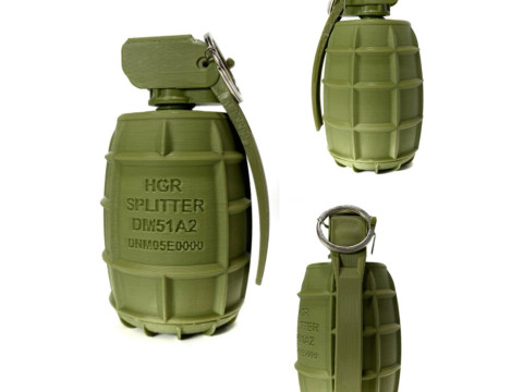 High-explosive fragmentation grenade DM51-DM51A1 3D Print Model