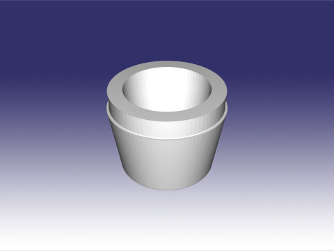 Model of the OF-25 152mm high-explosive artillery shell 3D-printmodel