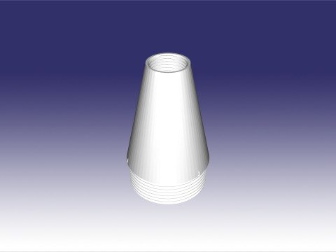 Model of the OF-25 152mm high-explosive artillery shell 3D-printmodel
