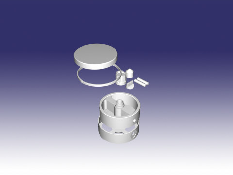 PMN-1 PMN-2 PMN-3 PMN-4 anti-personnel mines of pressure action Modelo de Impressão 3D