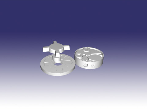 PMN-1 PMN-2 PMN-3 PMN-4 anti-personnel mines of pressure action Modelo de Impressão 3D