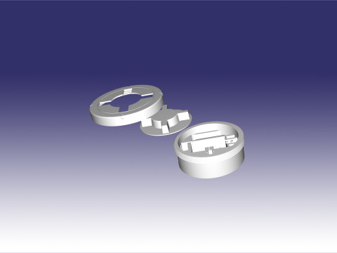 PMN-1 PMN-2 PMN-3 PMN-4 anti-personnel mines of pressure action Modelo de Impressão 3D