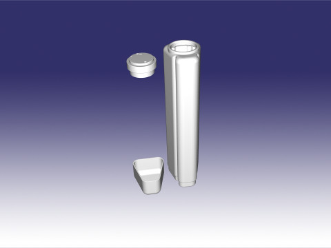 PTM 1 PTM 3 PTM 4 anti-tank mines Model Cetak 3D