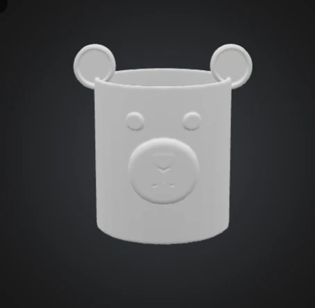 Penhouder 3D printmodel .c4d .max .obj .3ds .fbx .stl .blend