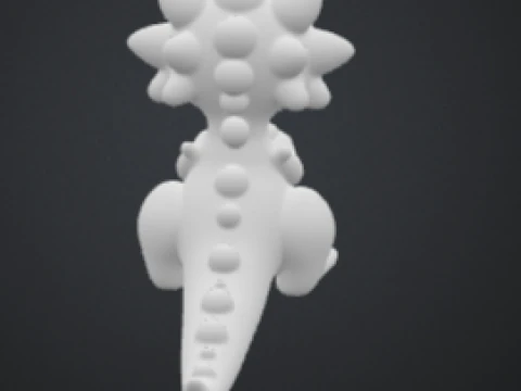 Cute dinosaur 3D Print Model