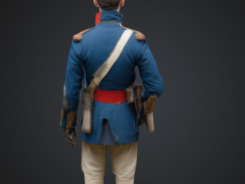 French soldier 3D Print Model