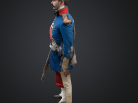 French soldier 3D Print Model
