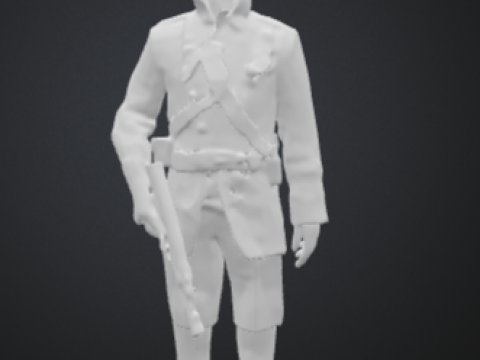 French soldier 3D Print Model