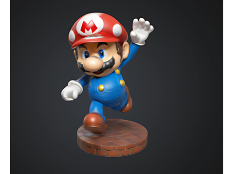 Mario 3D Print Model