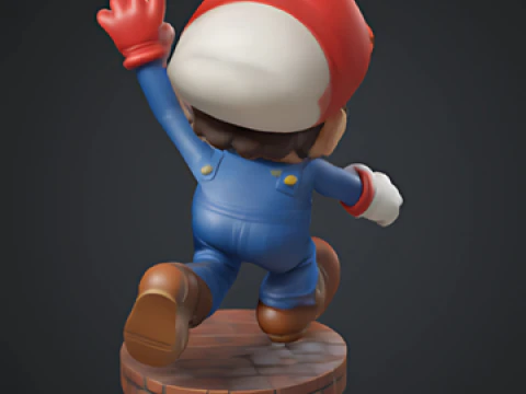 Mario 3D Print Model
