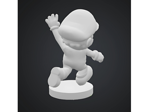 Mario Modelo de Impressão 3D