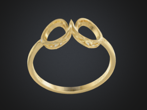 Valentines day ring 3D Model