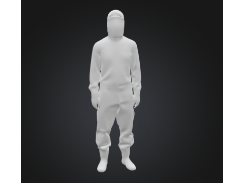 Squid game guard Modelo 3D