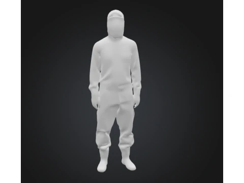 Squid game guard 3D Model
