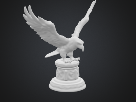 Eagle bust 3D 模型