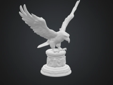 Buste d'aigle Modèle 3D