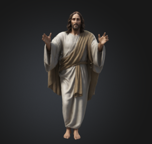 Jesus christ 3D मॉडल .c4d .max .obj .3ds .fbx .stl .blend 