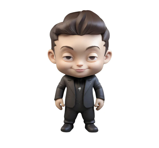 Elon Musk chibi Modelo 3D .c4d .max .obj .3ds .fbx .stl .blend 