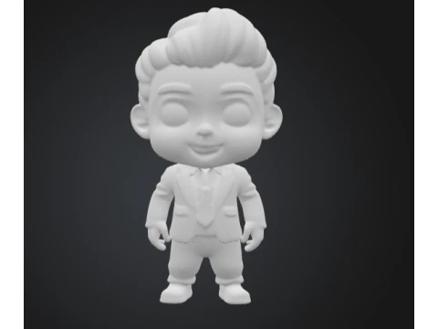 Elon Musk chibi Modelo 3D