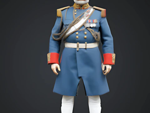 British general fixed 3D Print Model