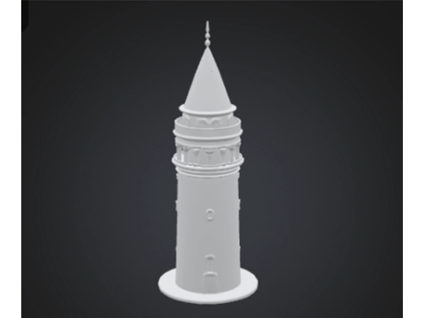 Istanbul galata kulesi Modello di stampa 3D