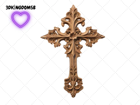 Jezus Christelijk Kruis 3D printmodel