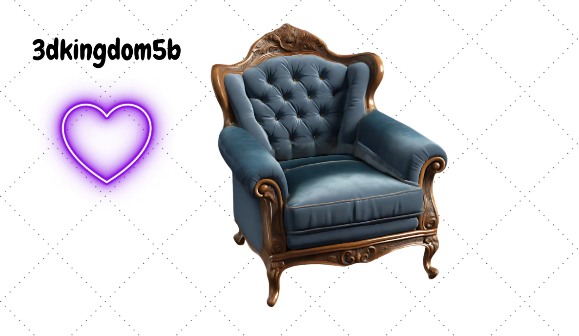 Sofa Elegan Model Cetak 3D .c4d .max .obj .3ds .fbx .stl .blend 