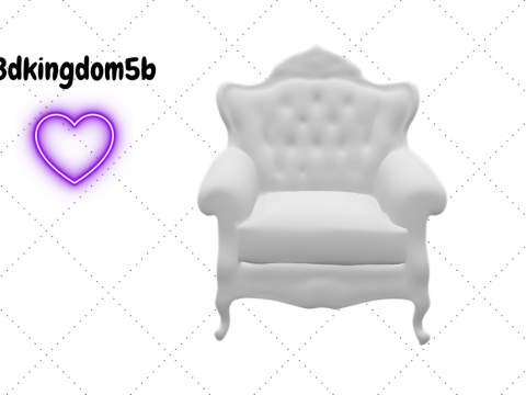 Elegant Sofa Modelo de Impressão 3D
