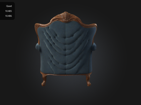 Elegant Sofa Modelo de Impressão 3D