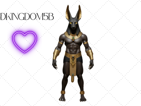 Anubis-Themed Model do druku 3D