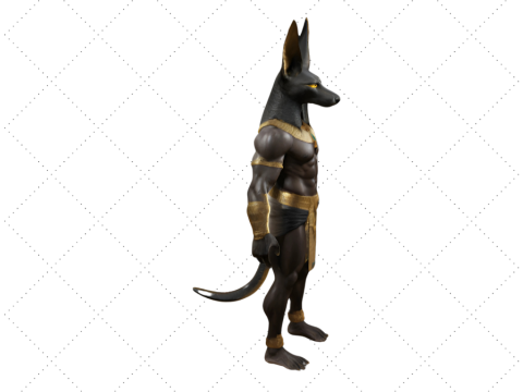 Anubis-Themed Modelo de impresión 3D