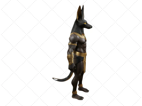 Anubis-Themed 3D Print Model