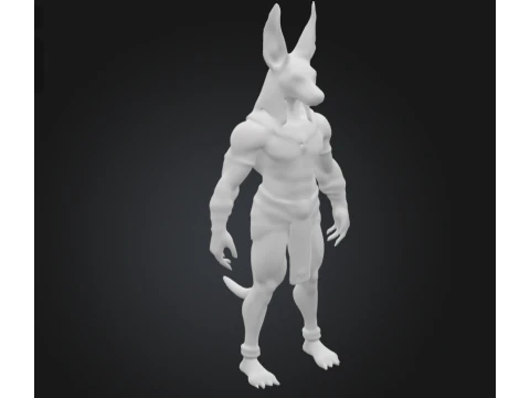Anubis-Themed 3D Print Model