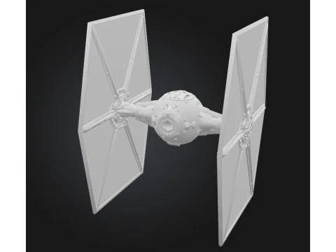 Star Wars-Inspired Spaceship - Premium STL File for 3D Printing 3D Print Model