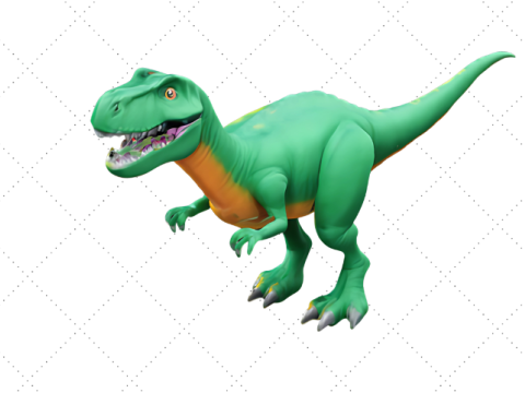 Realistic Dinosaur - STL File for 3D Printing 3D Принт Модель