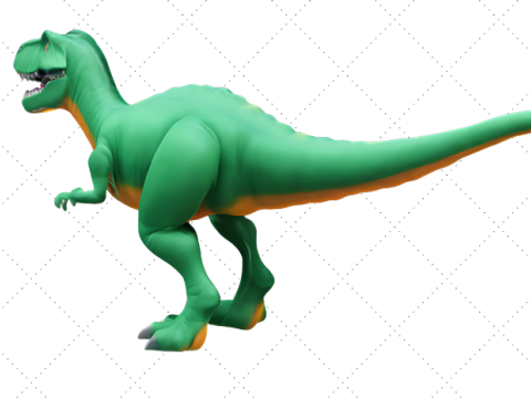 Realistic Dinosaur - STL File for 3D Printing Modello di stampa 3D