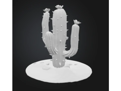 3D printable cactus model 3D Print Model