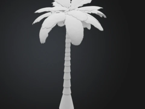 3D printable palm tree model 3D Print Model
