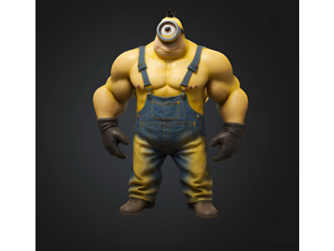 Super Minion STL File Model do druku 3D