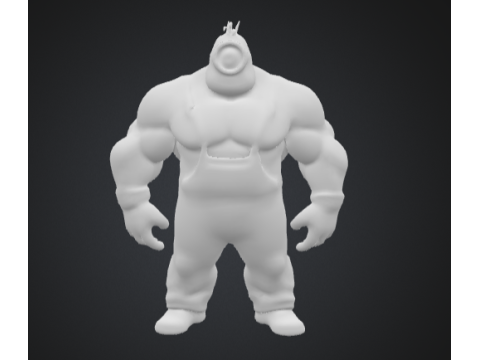 Super Minion STL File 3D 打印模型