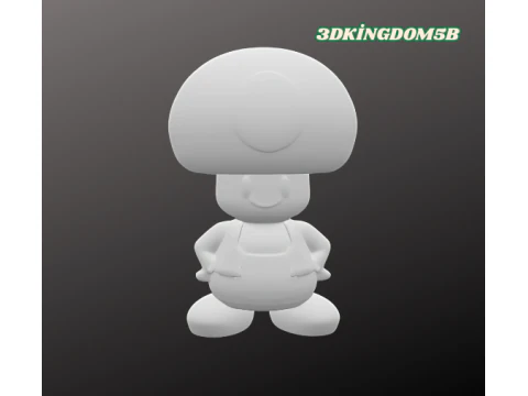 Mario Mushroom 3D Print Model