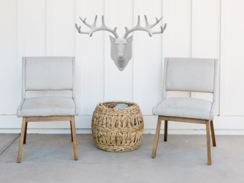 Deer Head Wall Hook 3D प्रिंट मॉडल